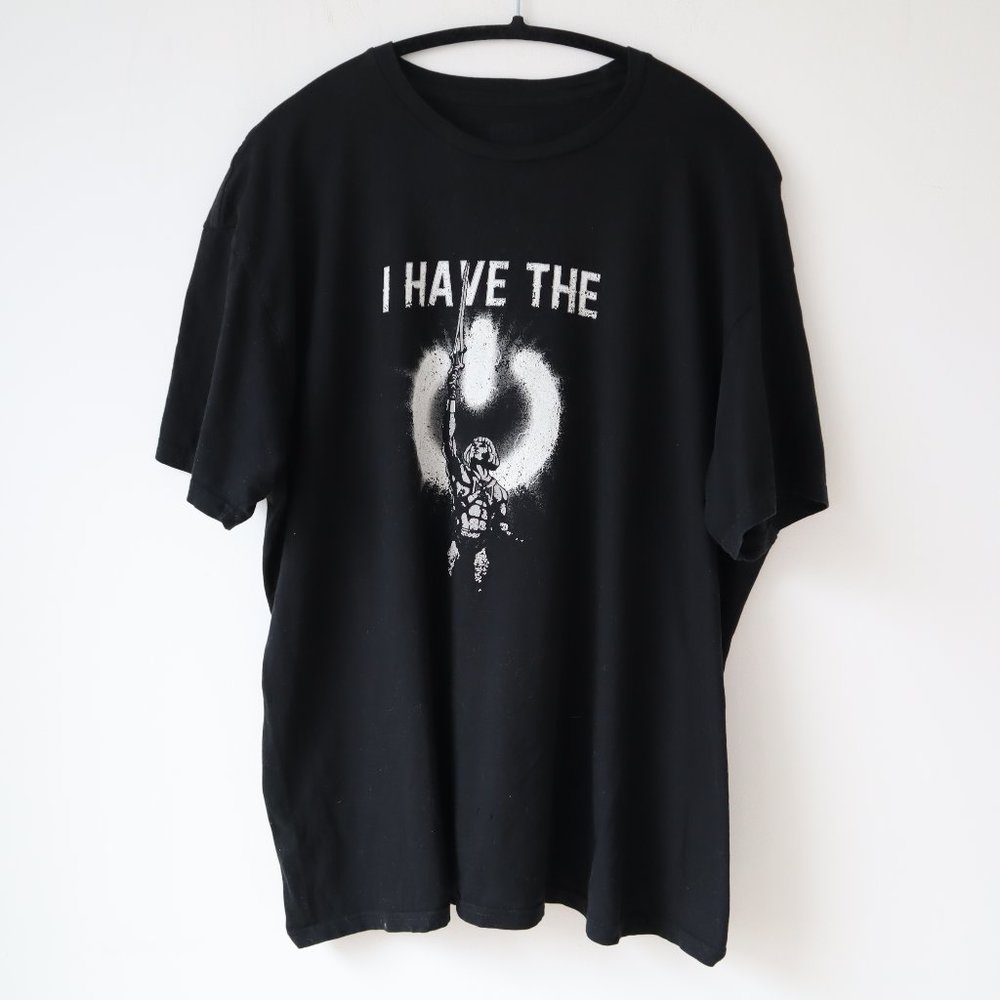 American Classics He-Man I Have the Power Black T Shirt, Size XL